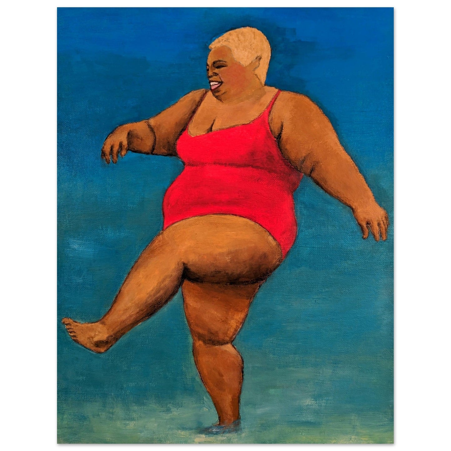 At the Beach Poster