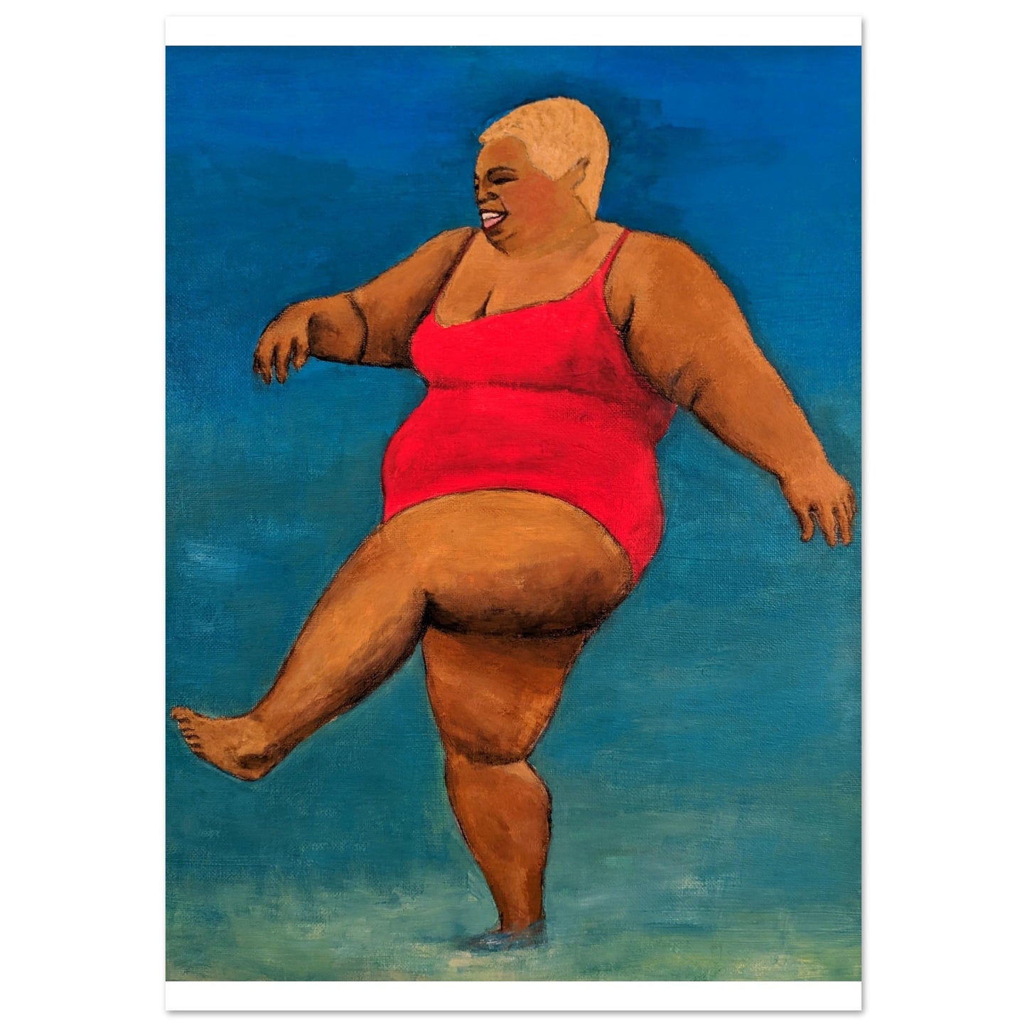 At the Beach Poster