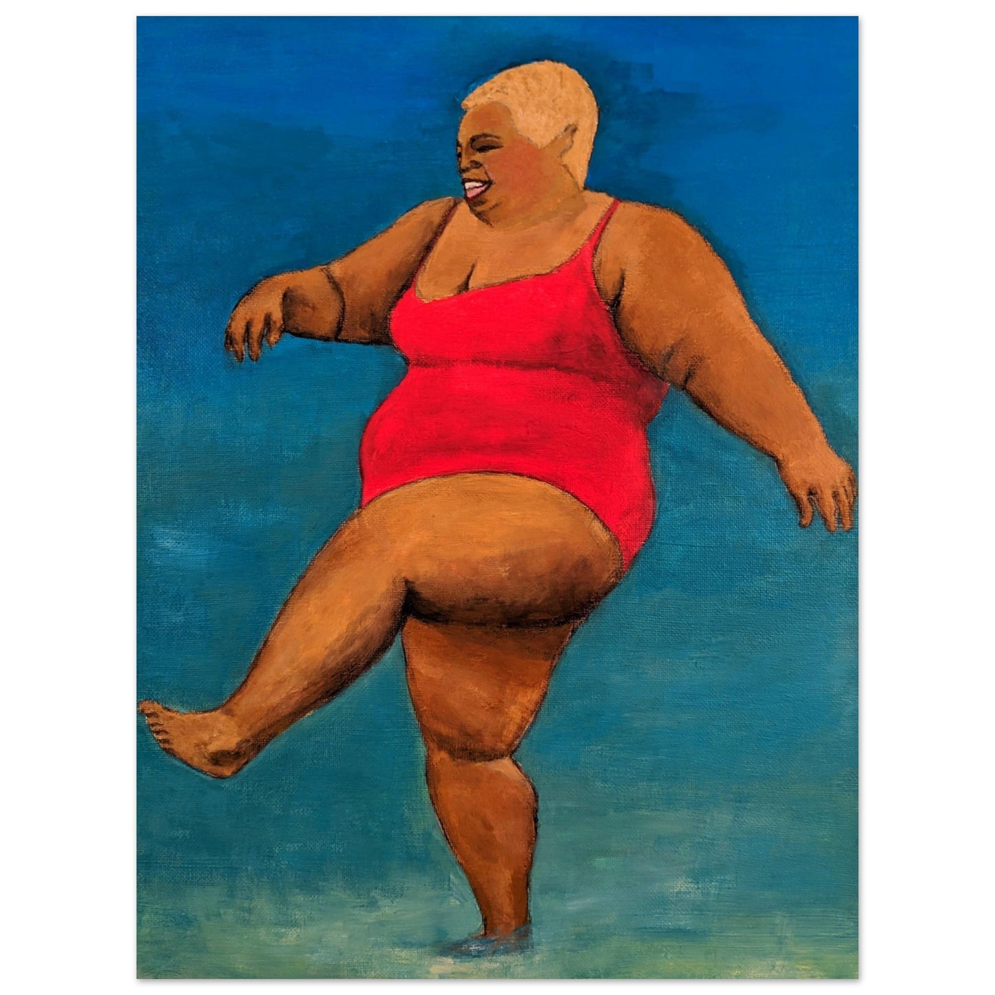 At the Beach Poster