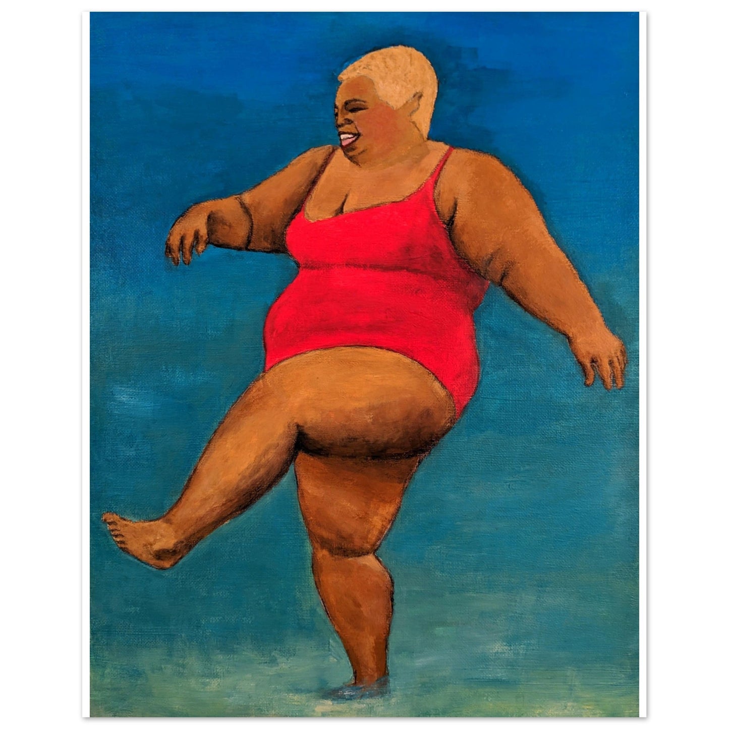At the Beach Poster