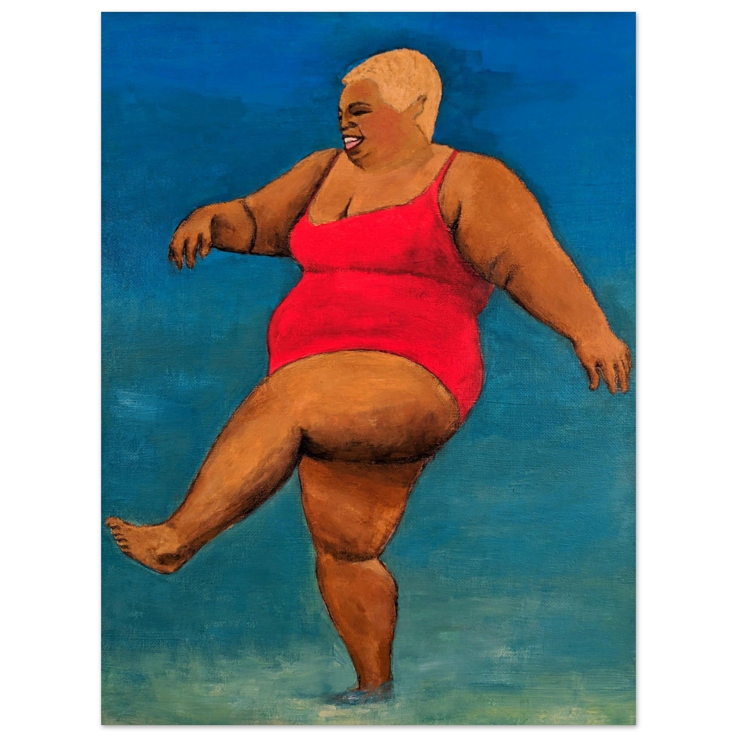 At the Beach Poster
